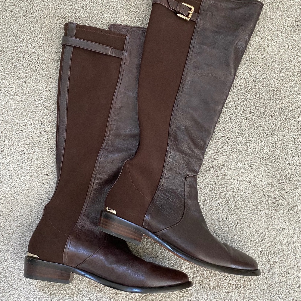 COACH Chestnut brown knee boots Q3011, sz 7